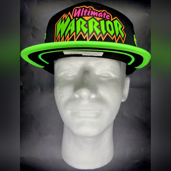 New Era Ultimate Warrior WWE The Golfer Snapback Trucker Hat Rare Unreleased NWT - Picture 2 of 9